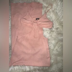 Pink cut out sundress